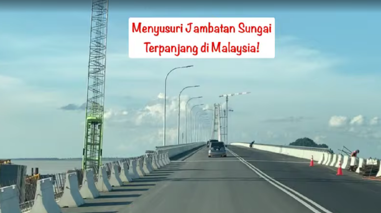 Pemandangan Indah Jambatan Terpanjang di Malaysia