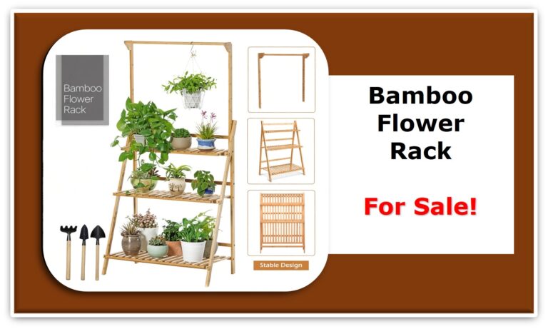 BAMBOO FLOWER RACK